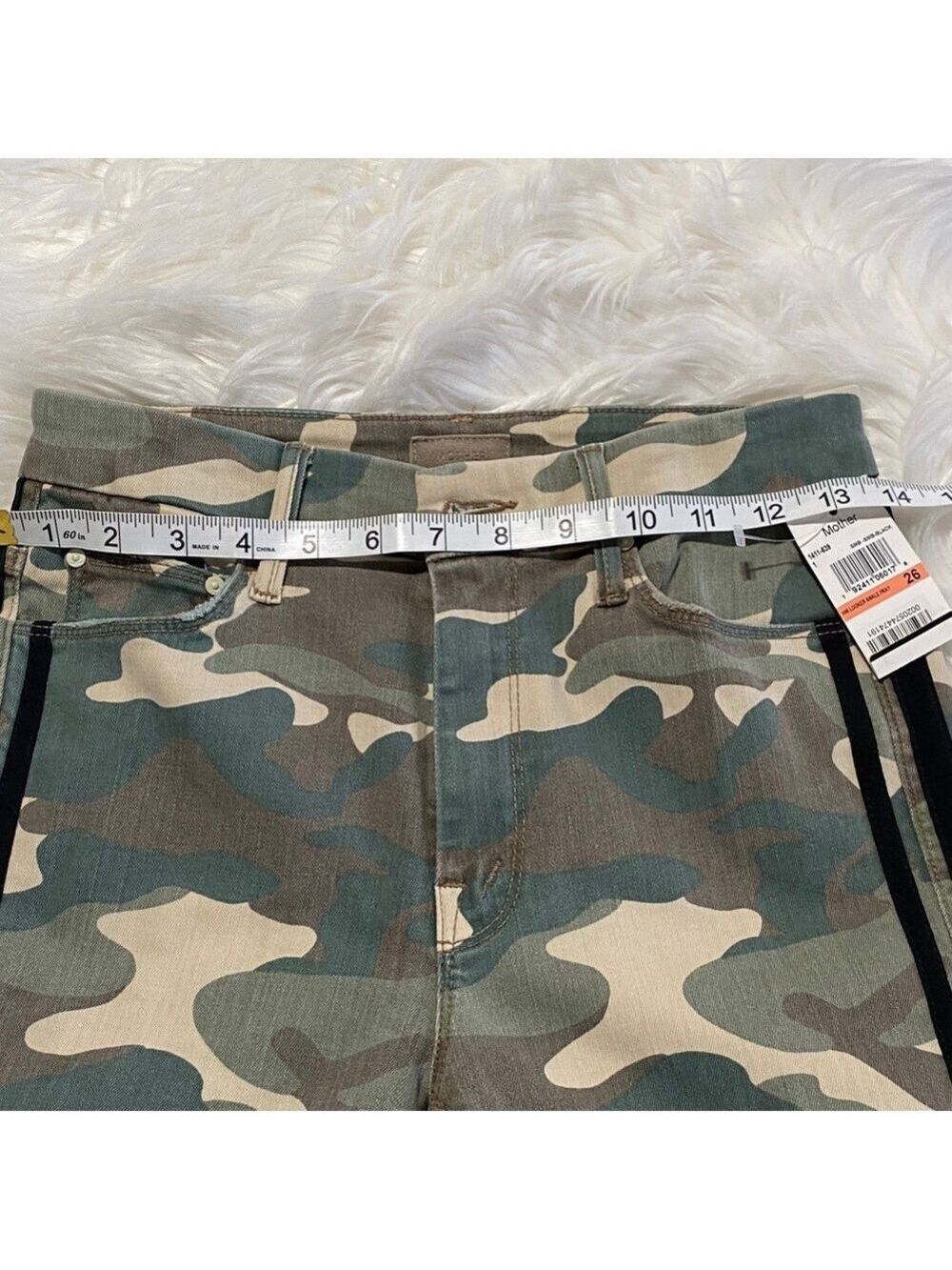 MOTHER Camouflage Pants with Black Detail - Picture 4 of 11